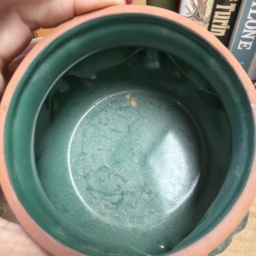 Chili Green Pottery Salsa Terra Cotta Clay 6" Bowl - Picture 4 of 6